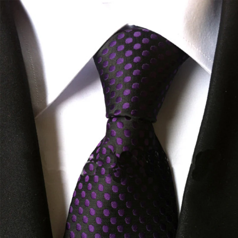 8 см Широкие Галстуки для мужских костюмов деловые полосатые Полиэстеровые