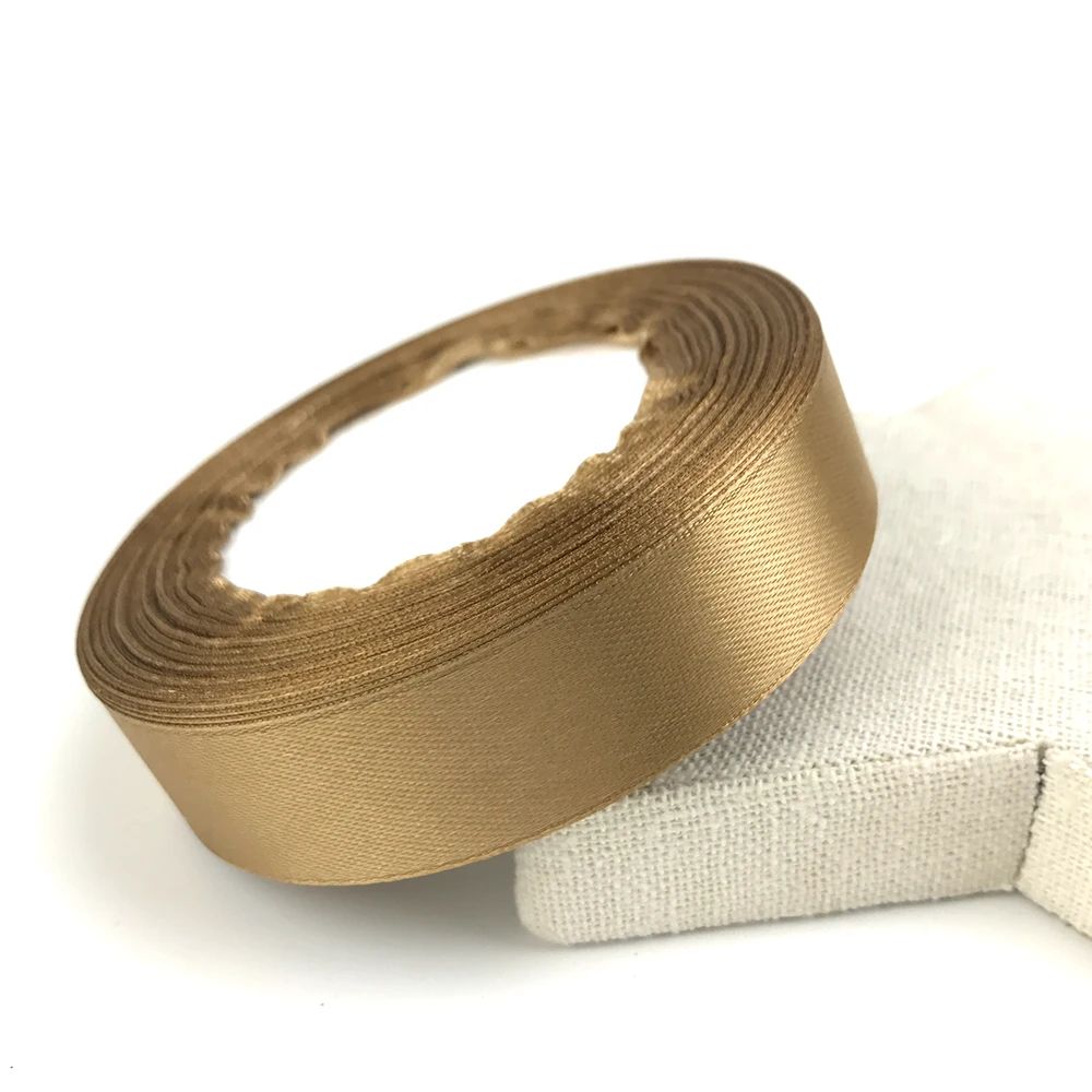 20 мм 25 ярдов красивая шелковая атласная лента для свадебной вечеринки украшения