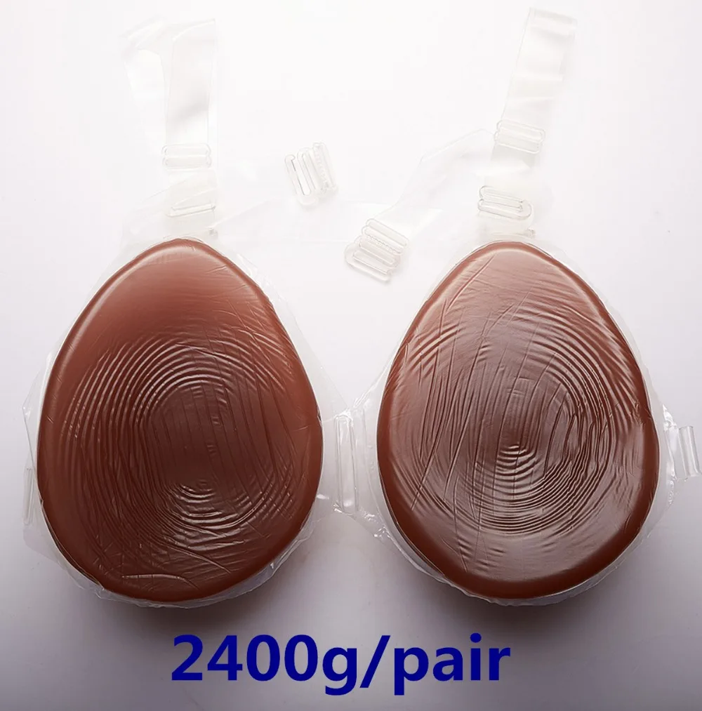 

Черная силиконовая грудь 2400 г/пара искусственных фотоэлементов