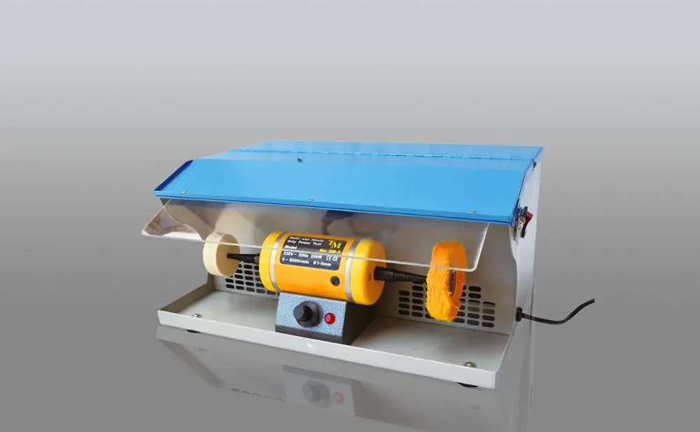 

220V Jewelry Polishing Machine with Dust Collector Bench Grinder