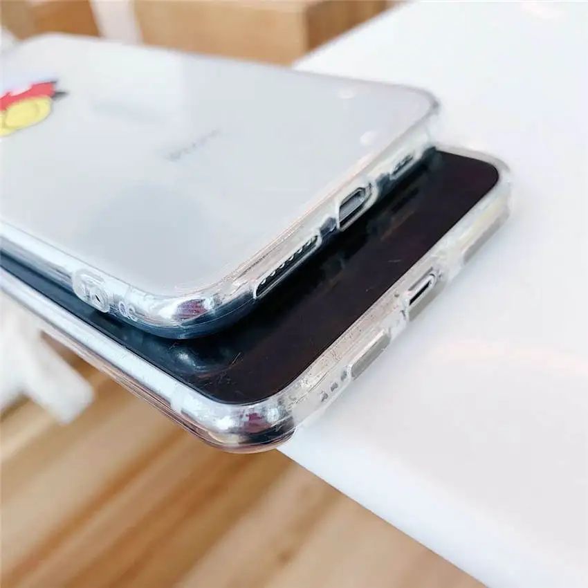 For iPhone XR XS MAX 8 7 6s Plus Clear TPU Soft Phone Case Full Back Cover Candy Hiding Mickey Mouse Cartoon Pattern Fundas Capa |
