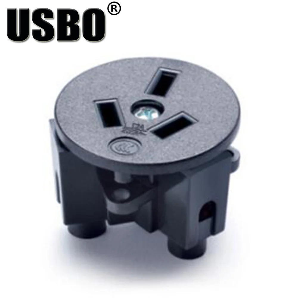 Женская Черная Встроенная промышленная розетка австралийского стандарта