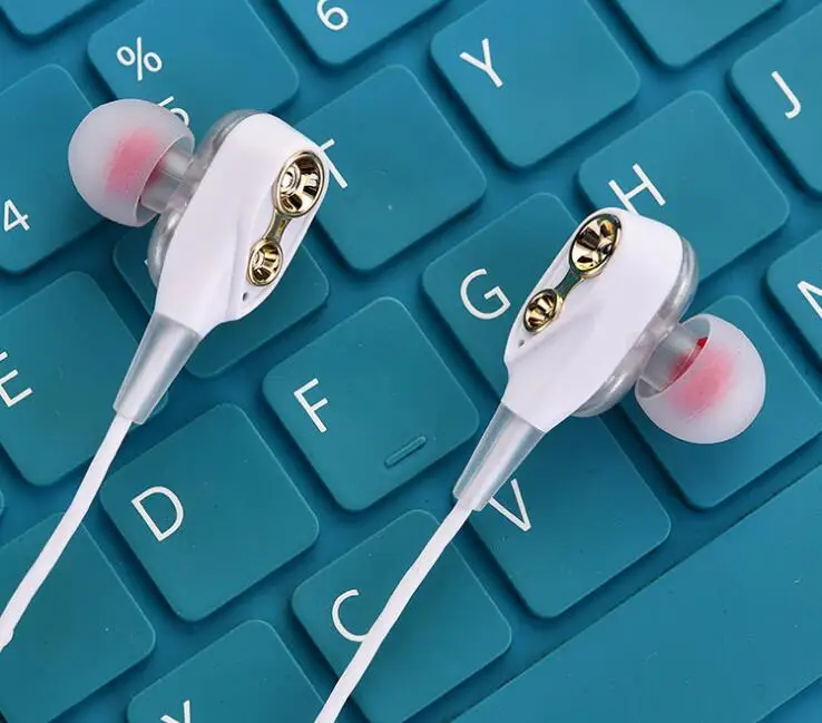 Оригинальные дешевые профессиональные наушники вкладыши с двойным движущимся