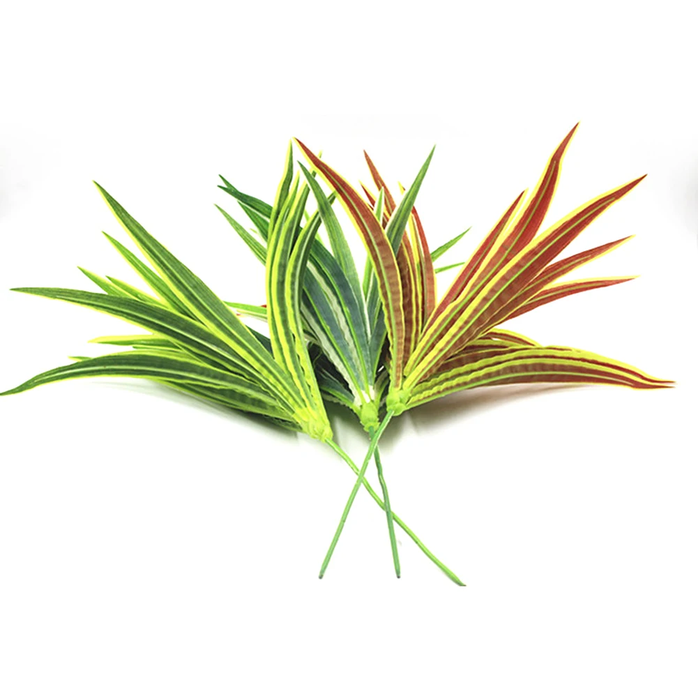 Искусственные пластмассовые растения ветка хлорофилита Декоративные