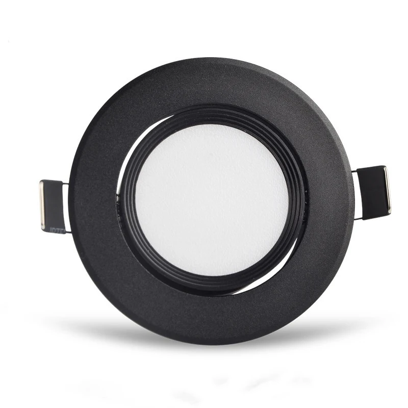 Матовый черный корпус с регулируемой яркостью светодиодный светильник 7 Вт 10 15 20