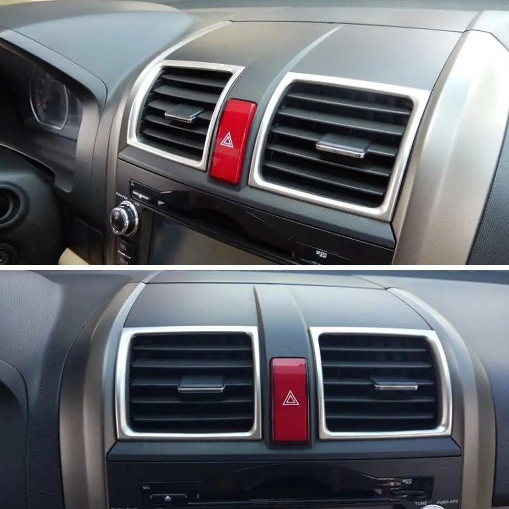 Подходит для Honda CR V CRV 2007 2008 2009 2010 2011 2 шт. Автомобильная консоль из нержавеющей