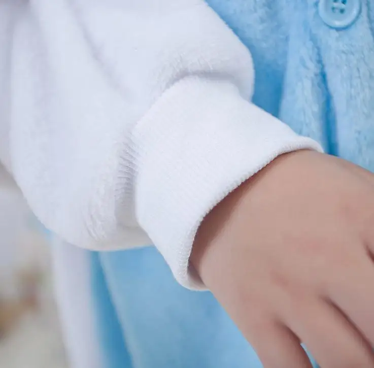 Милая Детская цельная Пижама одежда для сна в стиле мультяшного единорога детей 3