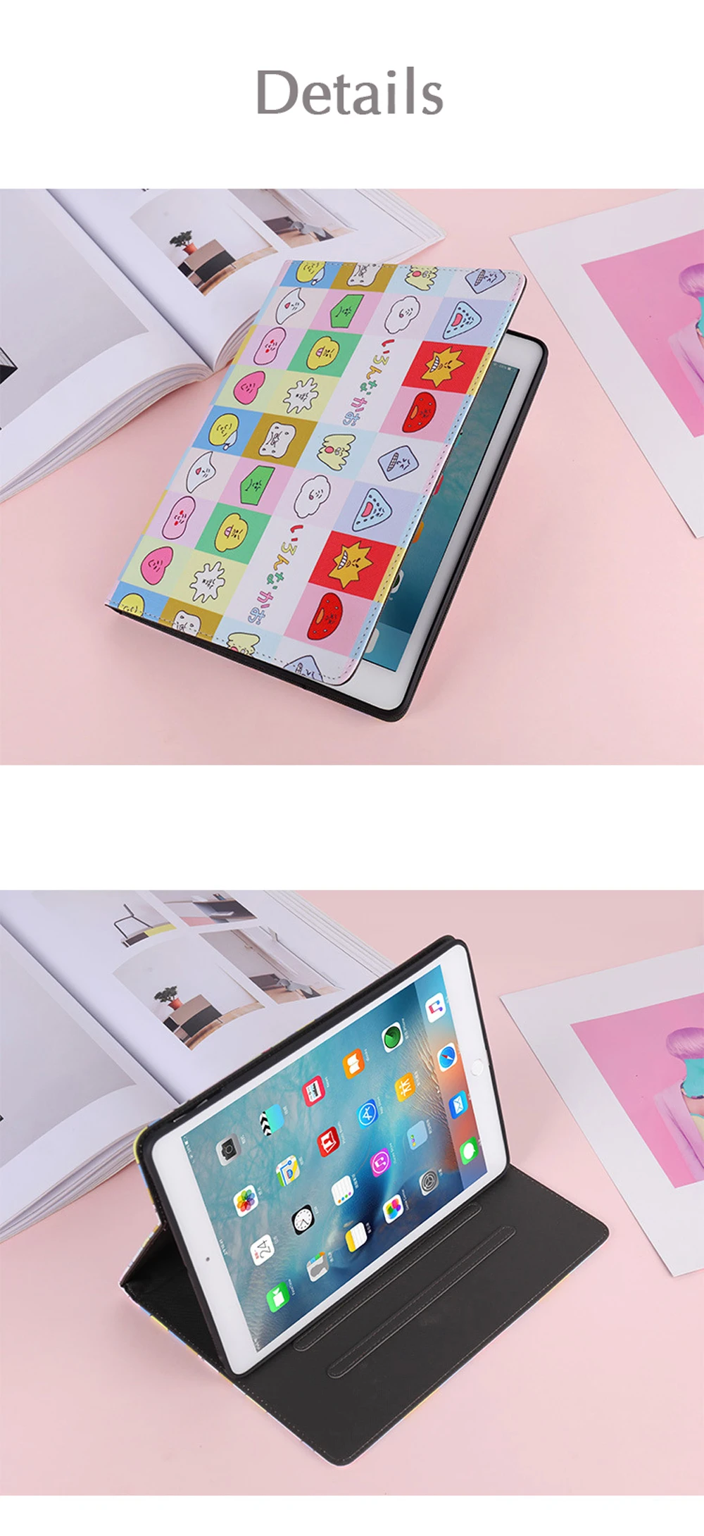 Чехлы для iPad Pro 9,7 Pro 10,5 Mini 4 3 2 1 противоударный милый мультяшный защитный Тоторо Модный чехол держатель Подставка для планшета ST17
