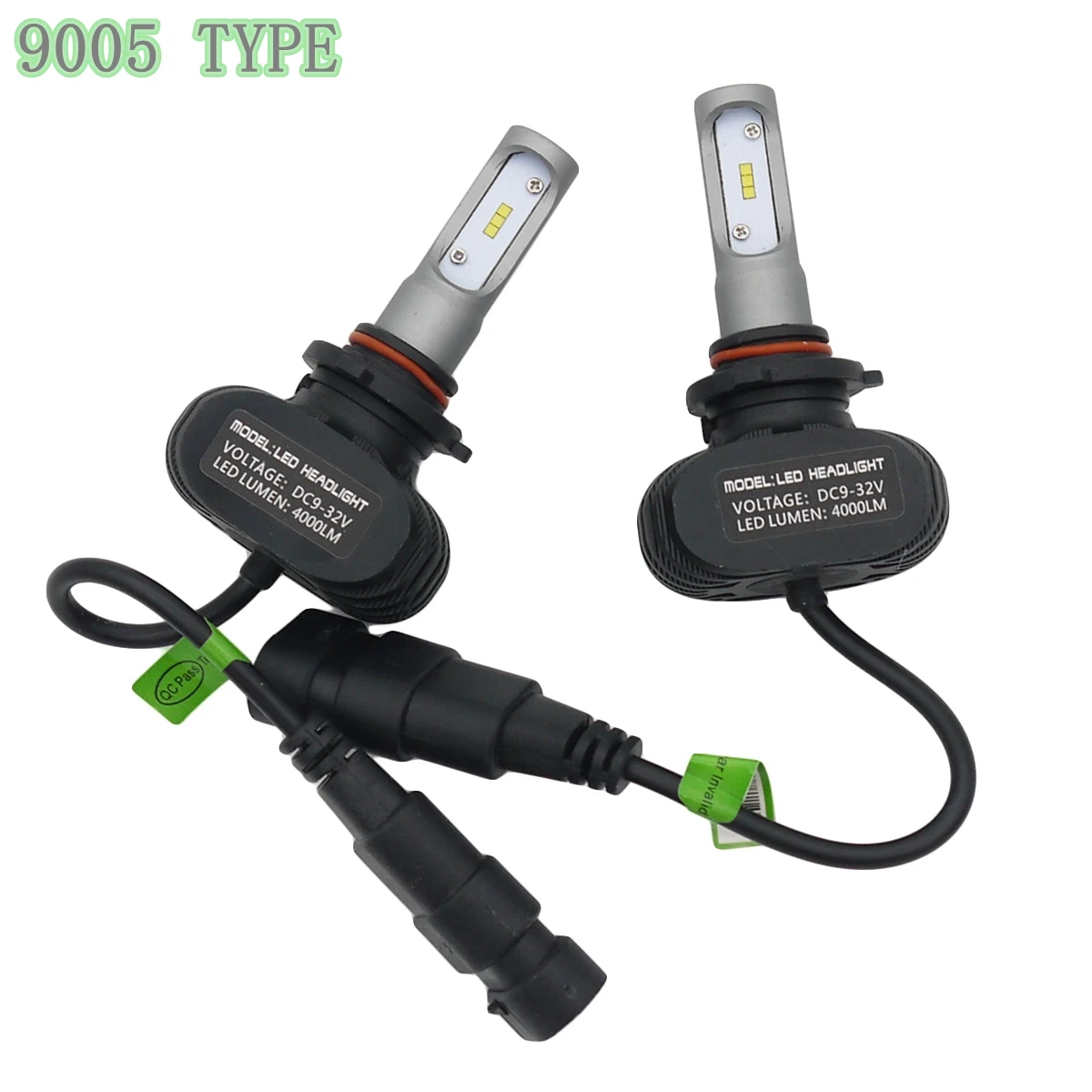 Eonstime 2 шт. 9005 HB3 H8/H11 H4 H7 Led H1 Автомобильные фары S1 50 Вт 8000 лм 6500 к автомобильные лампы все в одном CSP Lumileds лампа