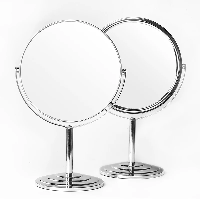 Настольное двухстороннее зеркало для макияжа Простое домашнее в европейском