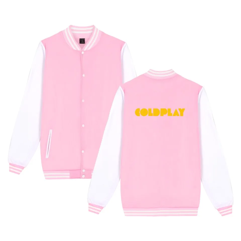 Бейсбольная куртка с музыкальной группой Coldplay модные стильные толстовки Мужская