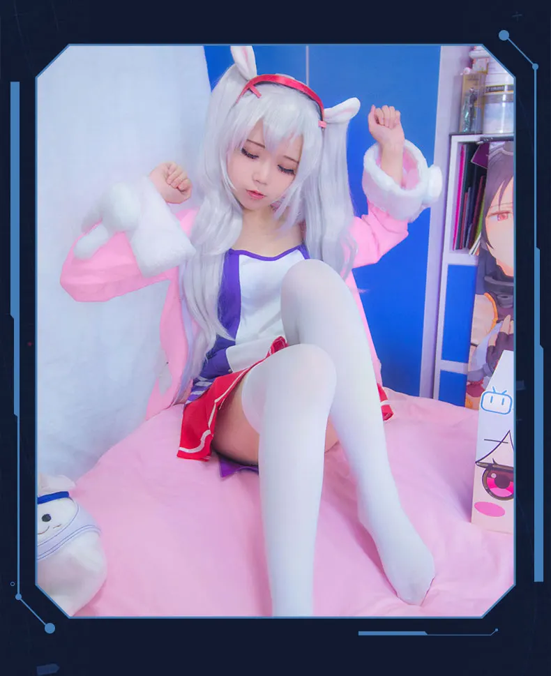 SLG игры Azur Lane Лафит Косплэй костюм военный корабль B прослужит с длинным рукавом