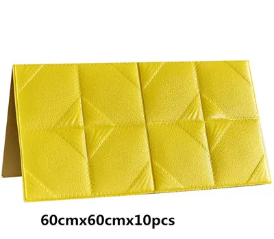 60cmx60cmx10pcs Ретро дерево зерна доска шаблон 3d настенные наклейки водонепроницаемый пена гостиная спальня детская комната украшения самоклеящиеся обои - Цвет: 60cmx60cmx10pcs