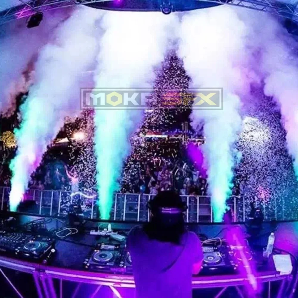 4 шт. сценическая Двухтрубная Крио-CO2 струйная пушка для диджея машина CO2