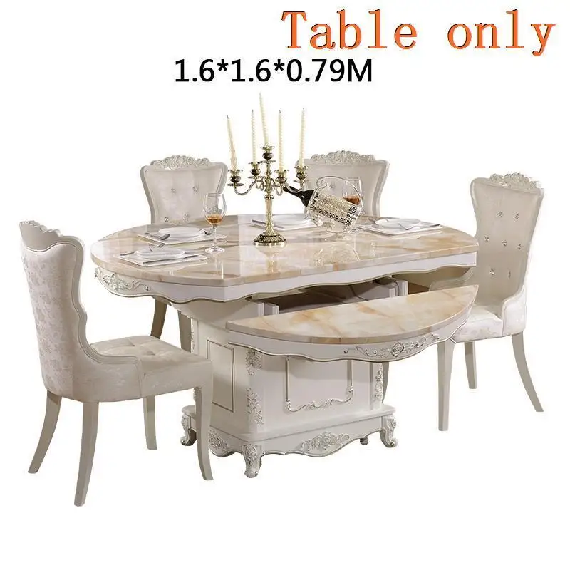 Комната Jantar Langer Eettafel De Salle Redonda Marmol набор яслей современный деревянный Европейский комедор Tablo Bureau Mesa обеденный стол - Цвет: MODEL F