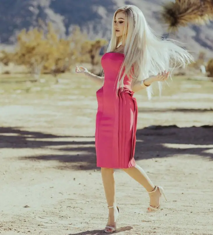 Бандажное Платье Женское Vestidos Verano 2019 сексуальное с открытой спиной без бретелек