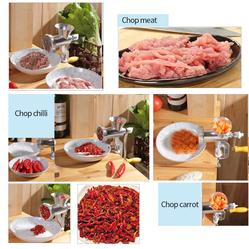 Производитель из алюминиевого сплава, многофункциональная колбаса, мясорубка, наполнение колбасы, домашний ручной кривошипный стол, кухонные инструменты