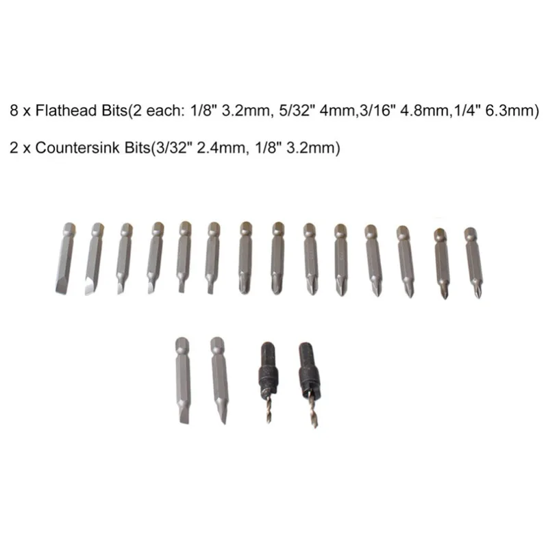 20 шт./компл. ручные инструменты для разборки сменные сверла экономьте 50%