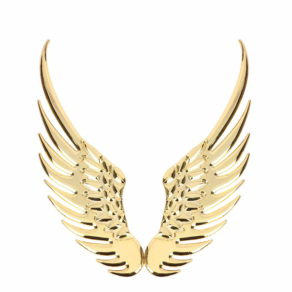 1 пара 3D стерео металл крыло Ангела украшения наклейки для автомобилей значок