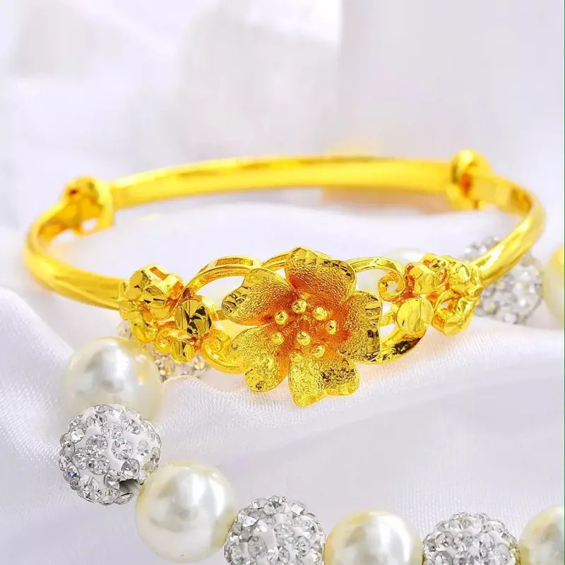 Женские туфли с цветочным принтом браслет на запястье застежкой 18K Золотые