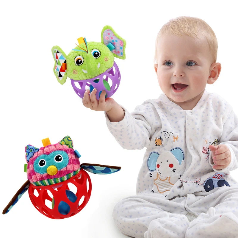 Новинка 2019 милые детские сенсорные шарики с колокольчиками развивающие