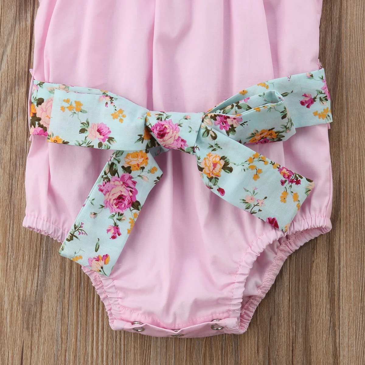 2018 новые брендовые Летние Боди с поясом для маленьких девочек 0 24 месяцев 2