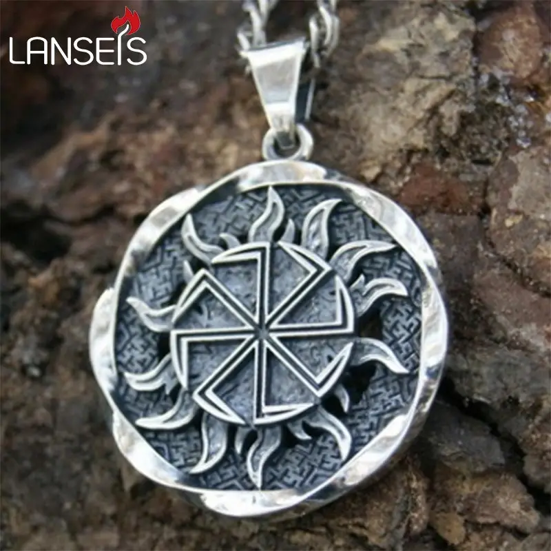 Lanseish10pc Alatyr звезда славянские ювелирные изделия символ солнца амулет