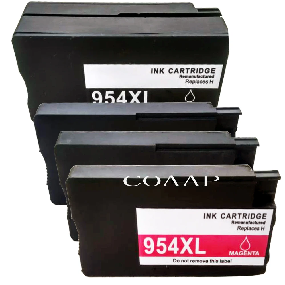 4 чернильных картриджа для принтера hp 954xl OfficeJet Pro 8725 7740 8210 8710 8716 8730|ink cartridge|printers ink