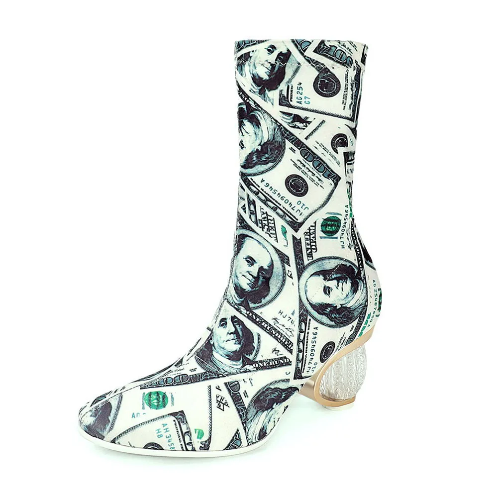 KARINLUNA INS/Лидер продаж модная обувь с принтом в уличном стиле большие размеры 33 43