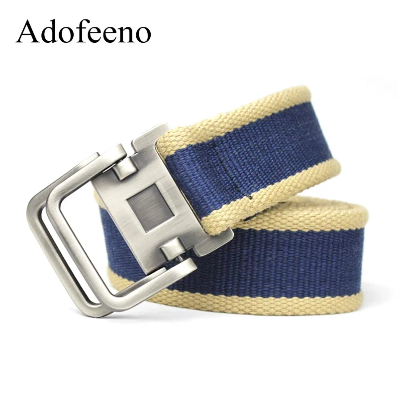 Мужской широкий ремень Adofeeno модный Тактический парусиновый пояс в стиле