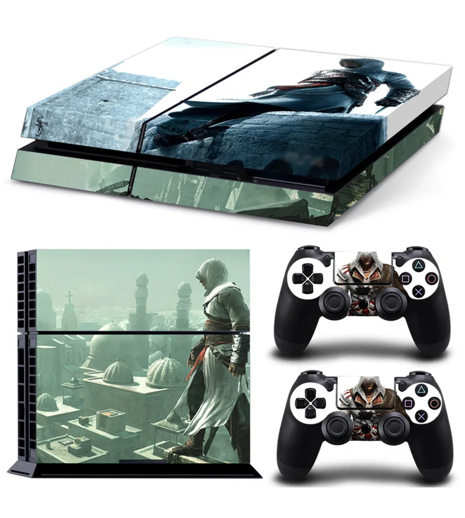 Защитный чехол для PS4 виниловые наклейки на кожу чехол для PS4 Playstation 4 консоль+ 2 Джойстик/панель управления игровыми аксессуарами