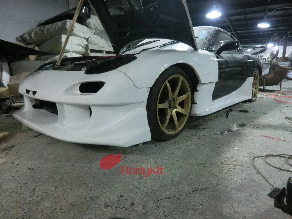 Высококачественные автозапчасти для тюнинга FRP RX7 FD3S RE-GT переднее крыло Addon из
