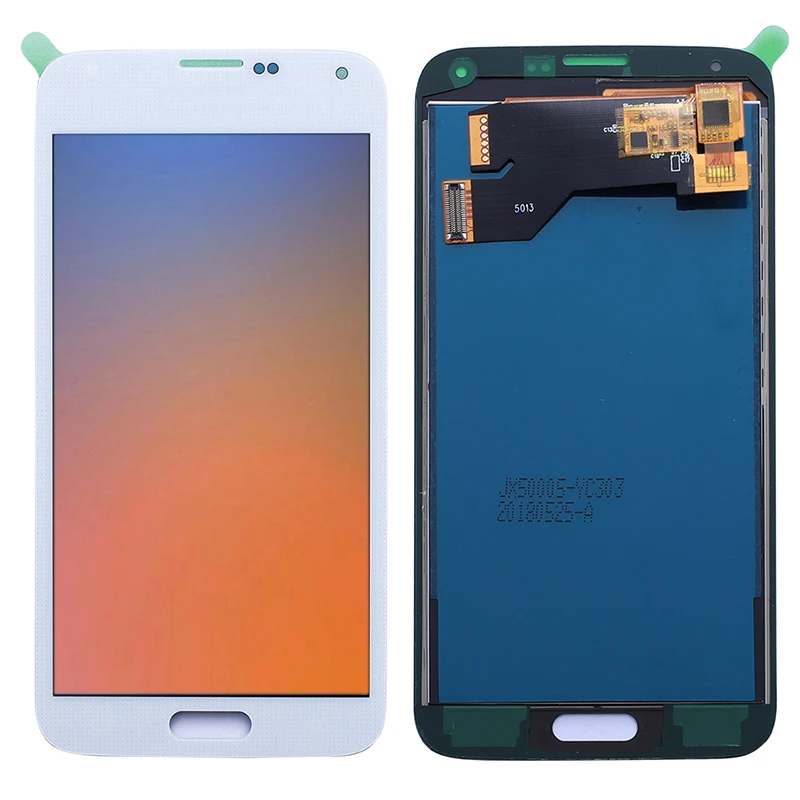 ЖК-дисплей сенсорный дигитайзер в сборе для Samsung Galaxy S5 G900 G900F lcd Регулируемая