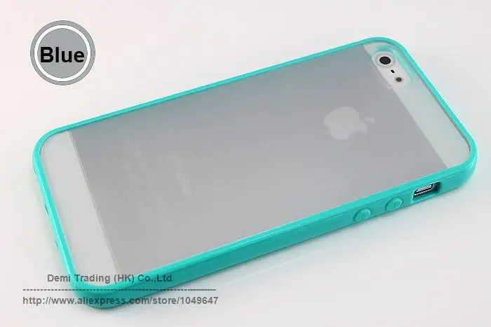Тпу матовый прозрачный чехол для Apple iPhone 5S 5 г телефон конфеты цветная обложка iPhone5