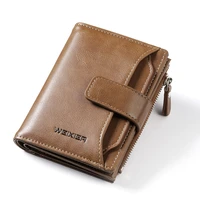 new business mens wallet short vertical male coin purse casual multi function card holders bag zipper buckle