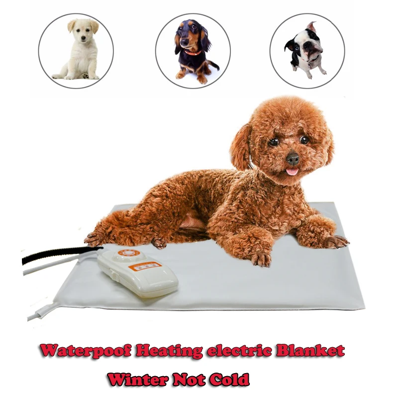 Водонепроницаемое электрическое одеяло с подогревом для домашних животных