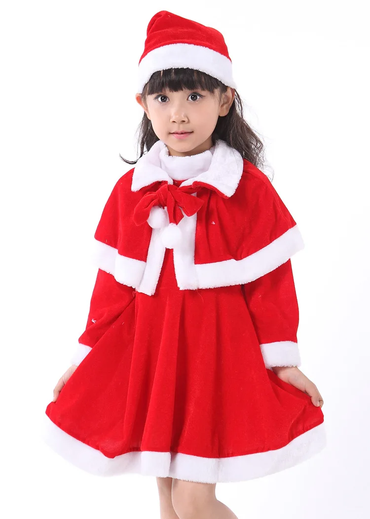 Новый высококачественный костюм Санты Клауса для мальчиков и девочек