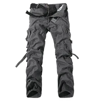 2021 new army military camouflage overalls bags pants overalls big yards men camo combat work trousers overalls