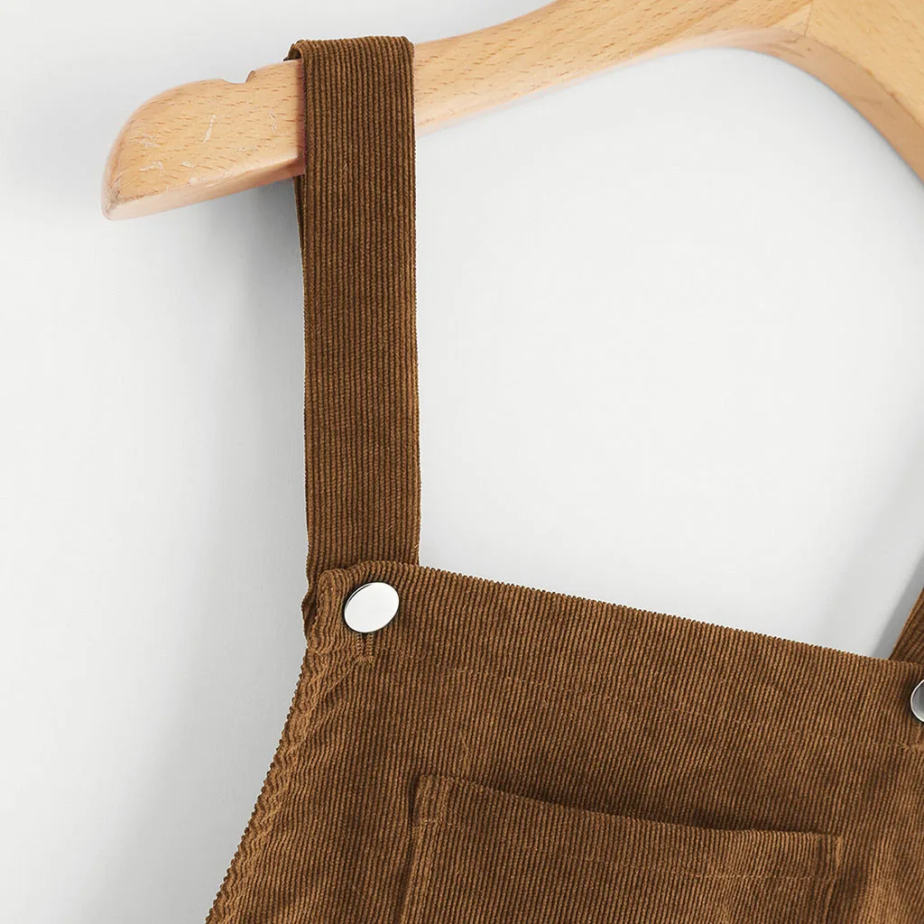 Женское платье зимнее теплое рубашка без рукавов с карманами на бретельках мини