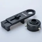 Цельнометаллический стабильный кронштейн универсальный держатель Мобильный телефон зажим Крепление для астрономического телескопа Зрительная труба окуляр щелевая лампа