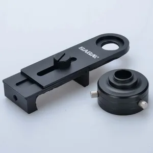 Цельнометаллический стабильный кронштейн универсальный держатель Мобильный телефон зажим Крепление для астрономического телескопа Зрительная труба окуляр щелевая лампа