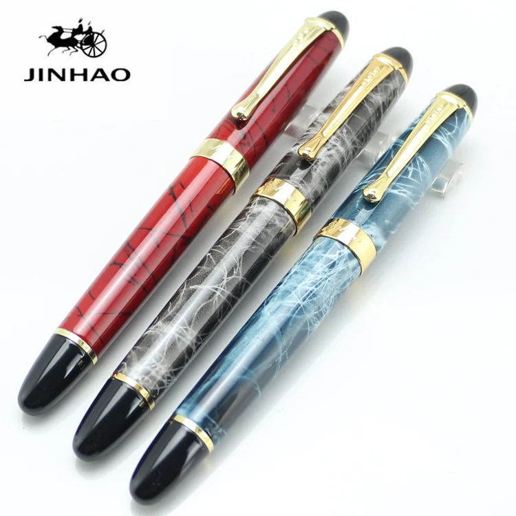 Ручка перьевая Jinhao X450 iraurita металлическая Роскошная ручка с золотым зажимом