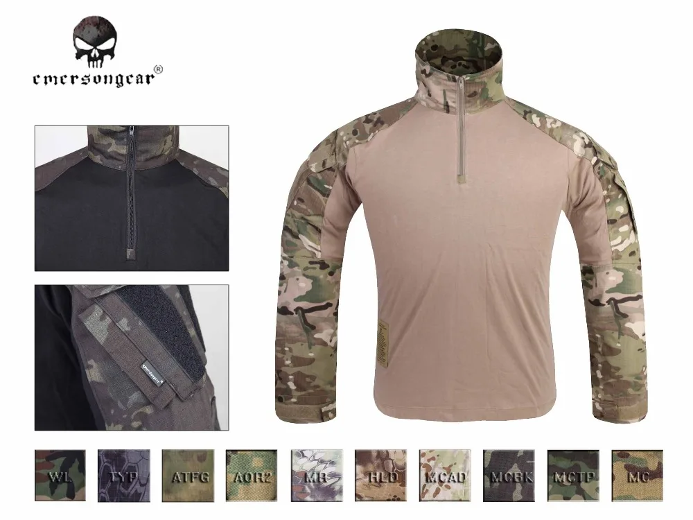 Боевая рубашка Emersong Gen3 Тактическая Военная bdu|t-shirt punk|t-shirt foldert-shirt stamping |