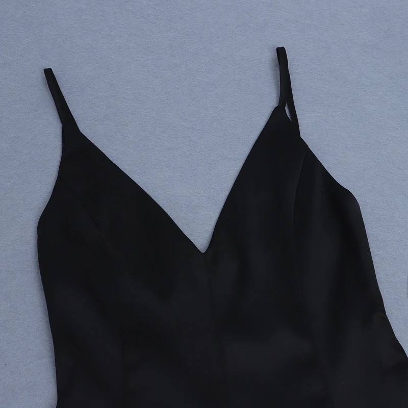 INDRESSME сексуальное мини-платье на бретелях с глубоким v-образным вырезом, модное однотонное женское платье без рукавов с открытой спиной, летние новые женские вечерние Клубные платья Ins