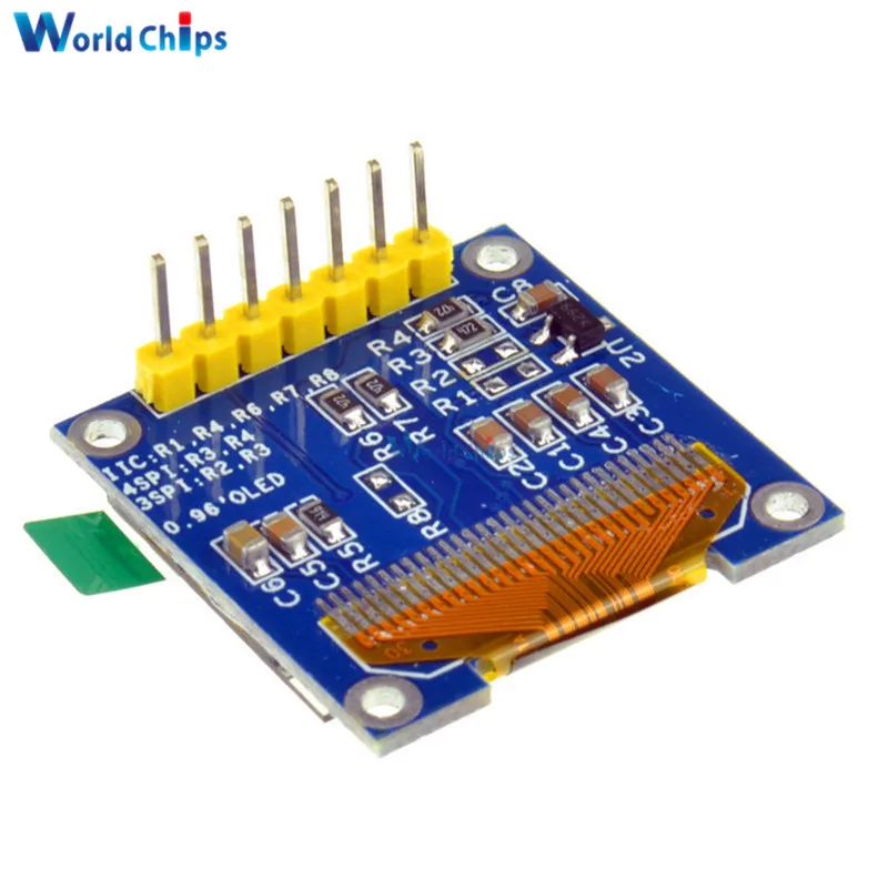 Светодиодный ЖК дисплей 1 3 дюйма х64 O белого цвета для Arduino SPI Communicate|display module|128x64