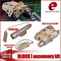 element airsoft flashlight sf peq la 5c block ii ir and green laser tactical light combo with remote light tail switch ex424 hot