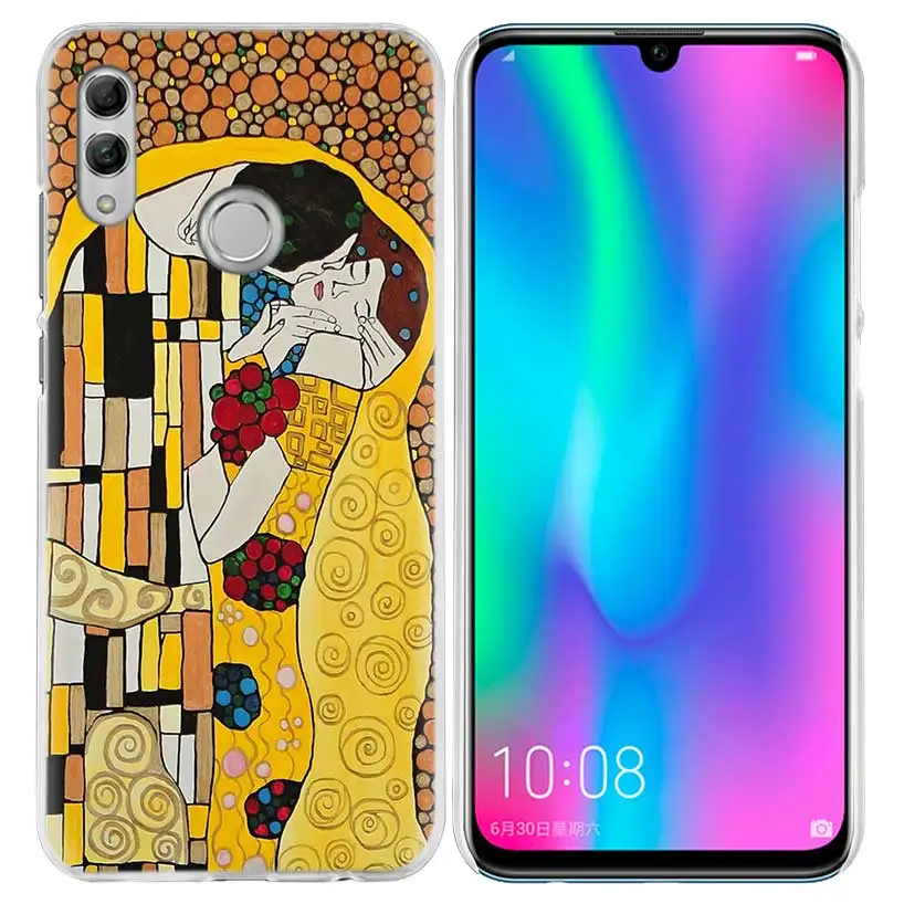 09 «Поцелуй» Густава Климта, чехол для huawei Honor 8X Y9 9 10 Lite Play 7C 8C 8 S 8A фотоаппаратов моментальной печати 7 S 7A Pro V20 20i Y6 Y7 Y5 жесткий чехол для телефона pc Лидер продаж - Цвет: 09