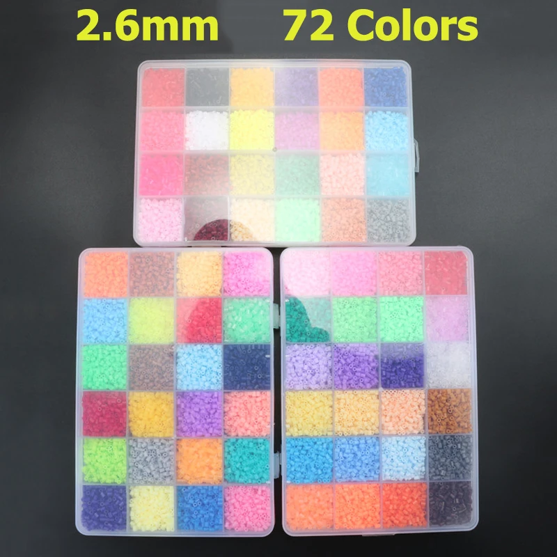 72 цвета 39000 шт. 2 6 мм набор бусин Hama игрушка сделай сам бусины Perler для пегборда