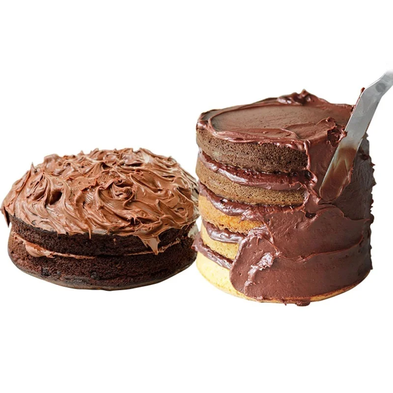 Нержавеющая сталь масло торт крем лезвие шпатель прямой изгиб глазурь