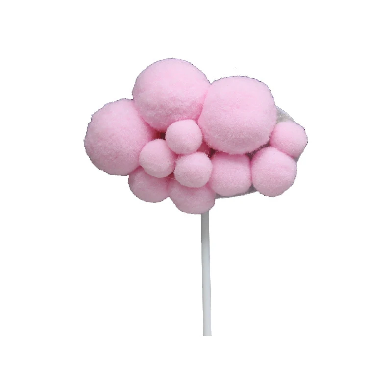 5pcs DIY Soft Cartoon Cloud Cake Decor Ice-cream Cupcake Toppers Picks Kids Birthday Party Wedding Dessert Supply | Дом и сад